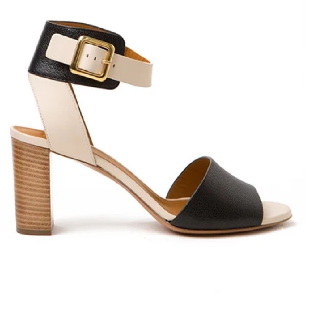 Chloe Black and Cream Heels
